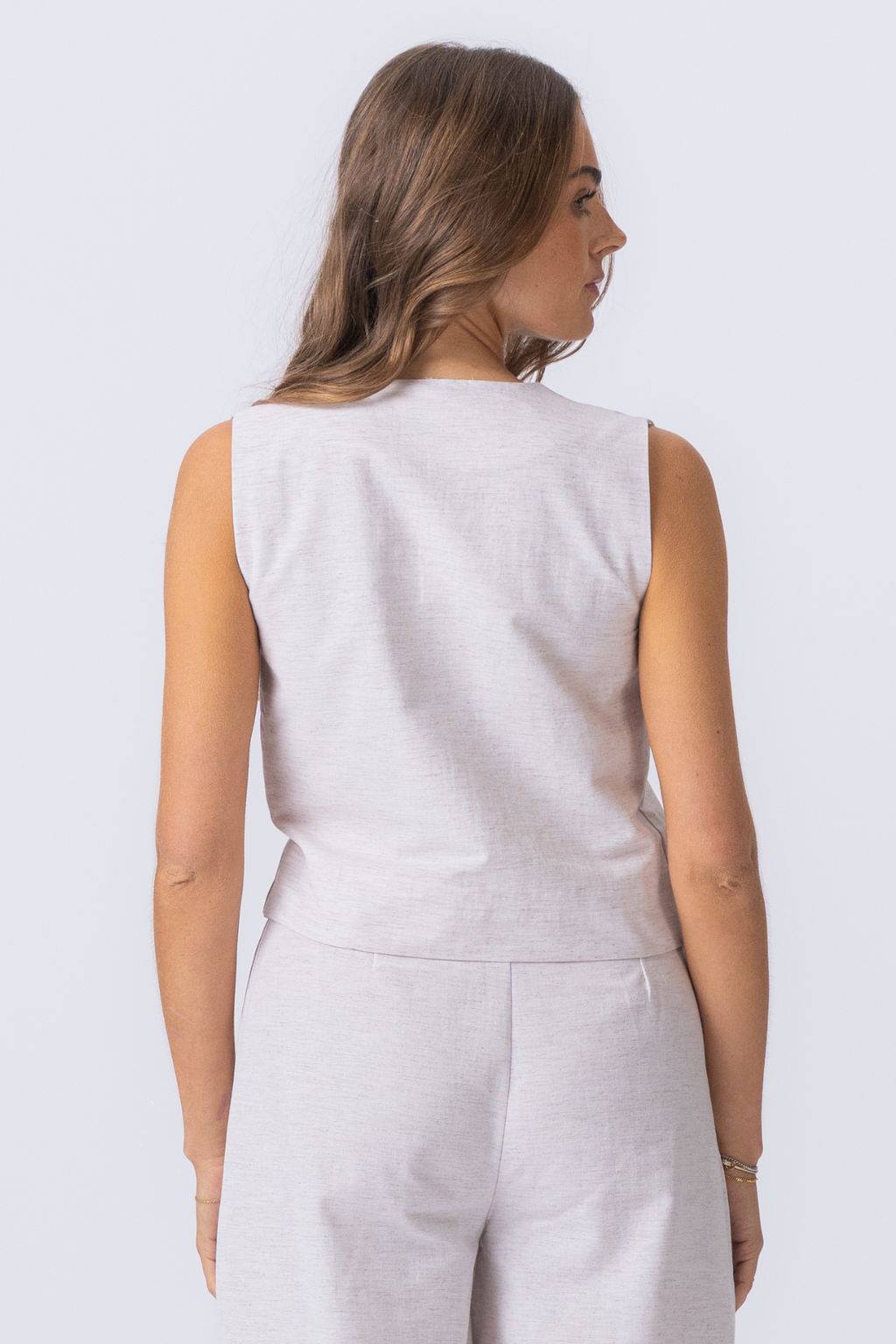 Melissa Vest - Light Grey