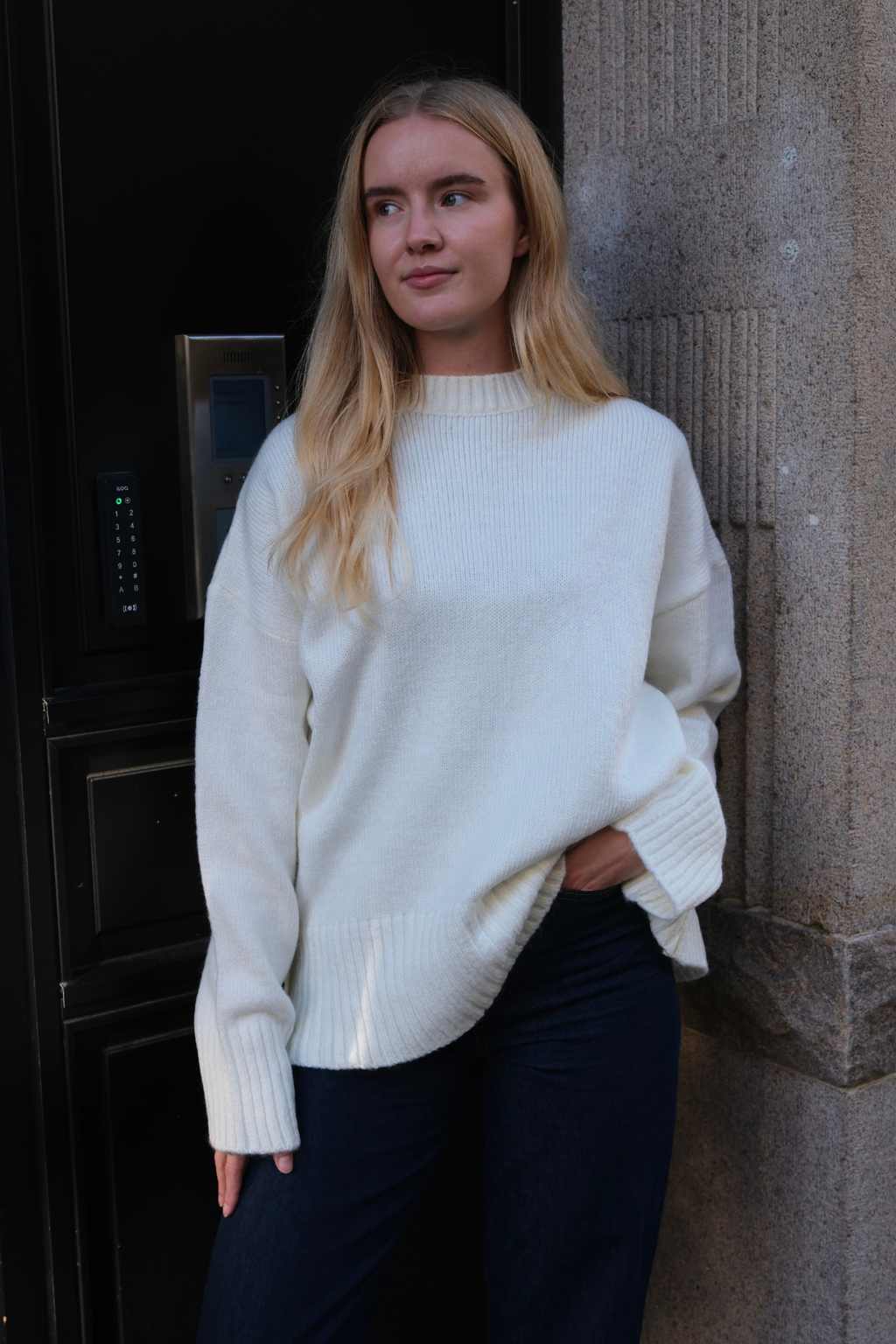 Martina Knit - balta