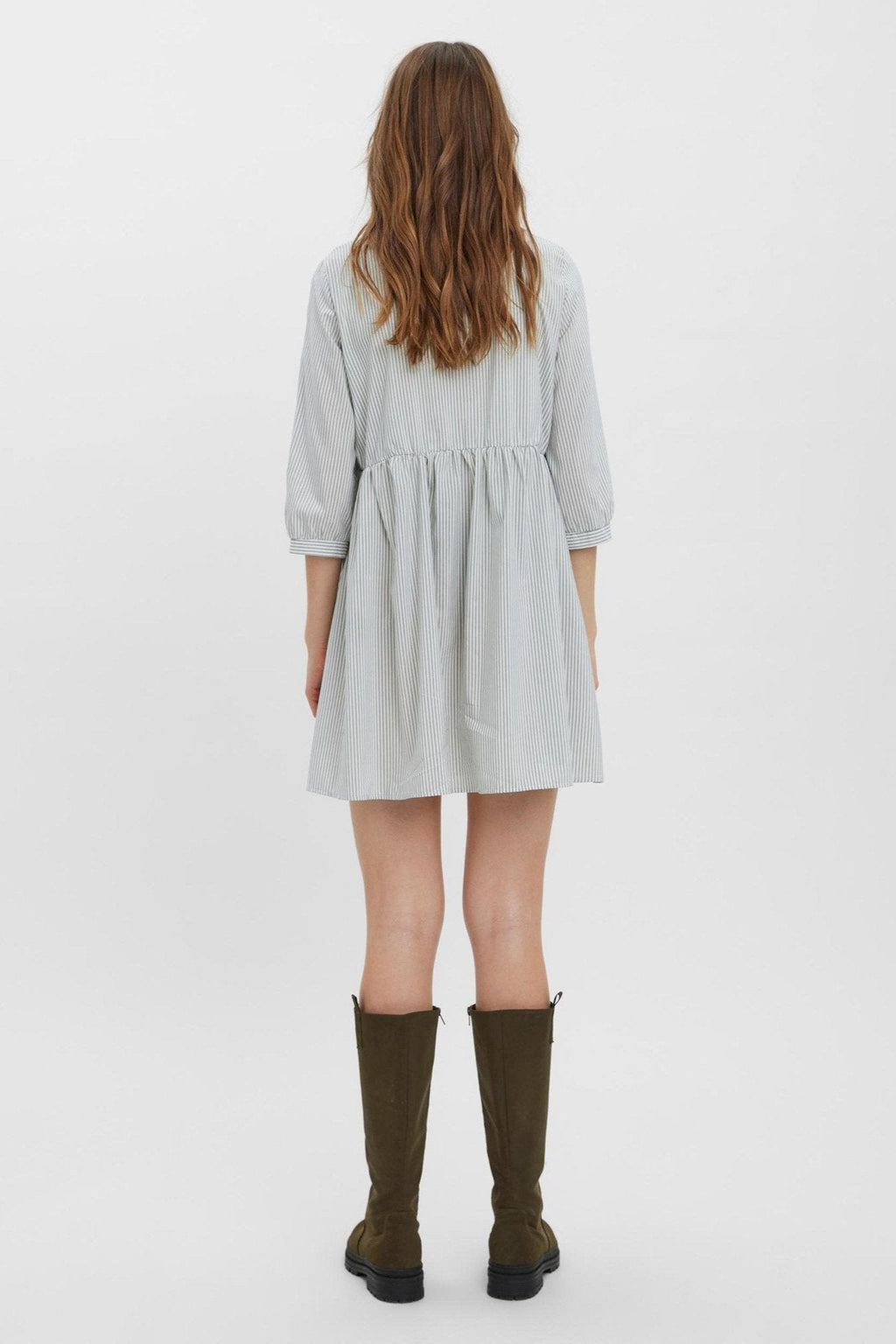 Sisi 3/4 Dress - Green