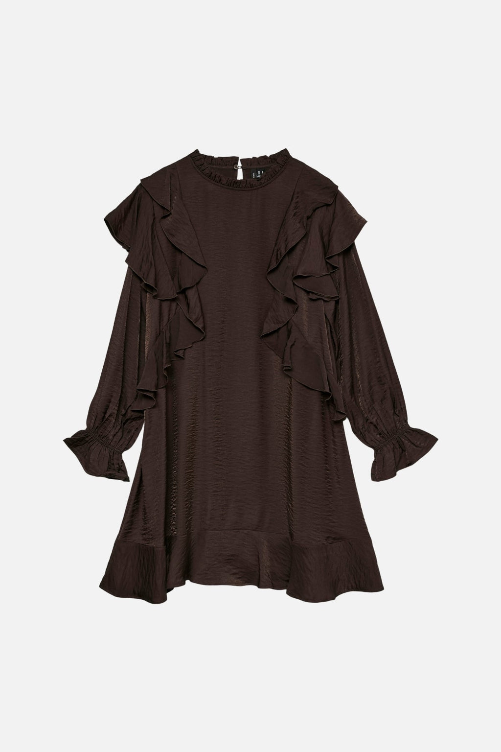 „Lizzi“ trumpa „Flounce“ suknelė - šokolado tortas