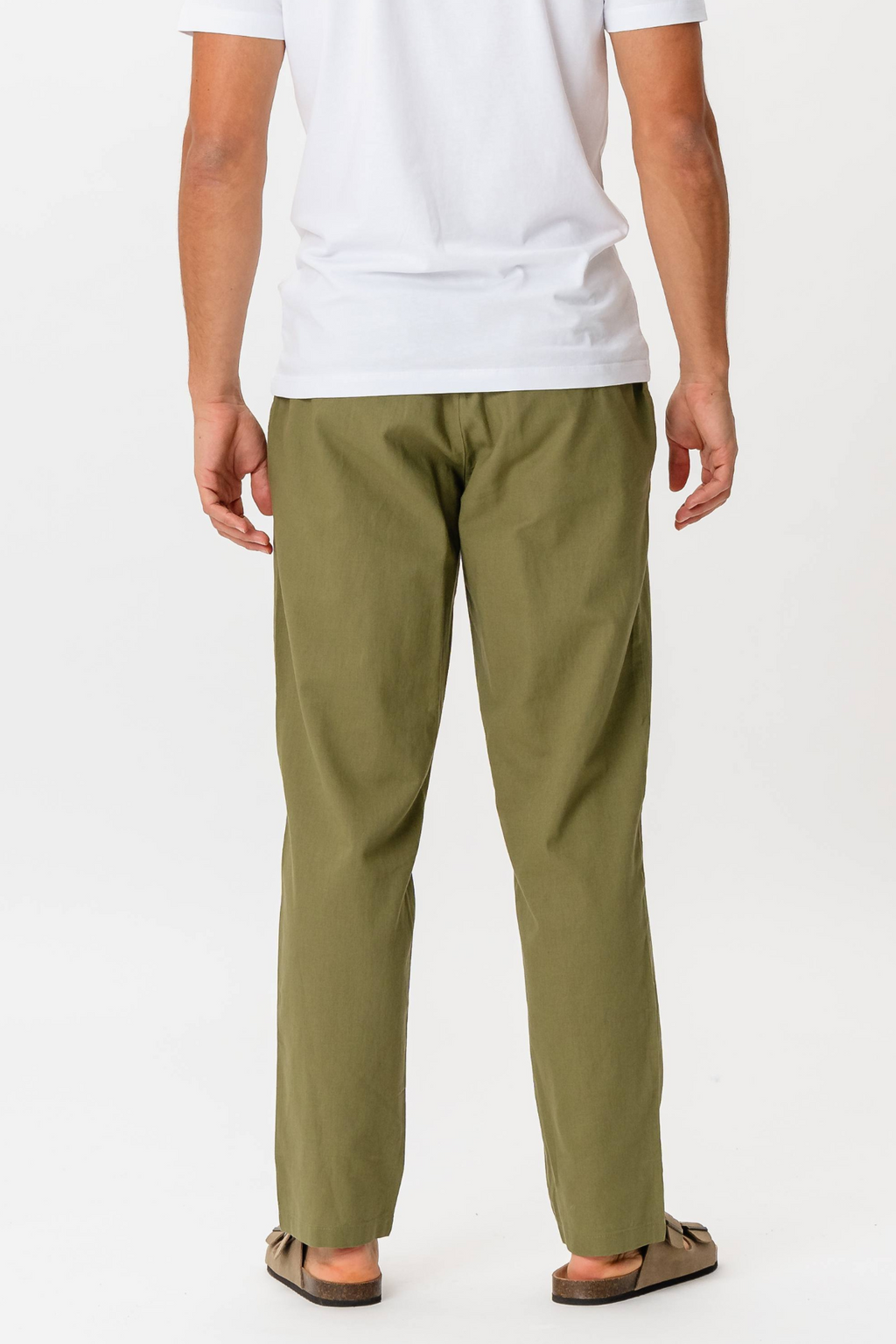 Linen Pants - Green