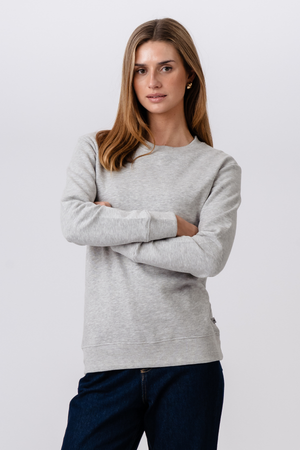 Megztinis Crewneck – pilkas