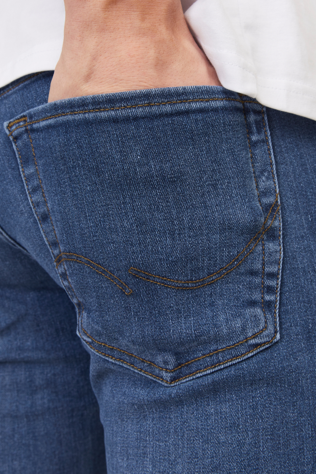 „Glenn Stretch“ džinsai - džinsinis mėlynas (plonas tinkamas)