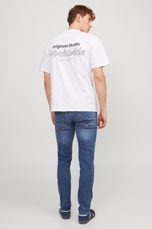 „Glenn Stretch“ džinsai - džinsinis mėlynas (plonas tinkamas)