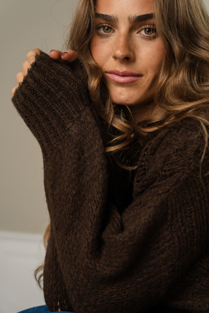 Bottono trikotažas - Rudas