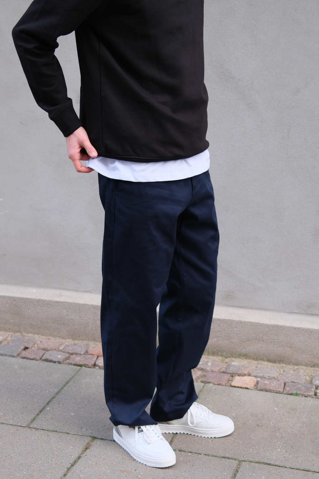 Chino Wide - Navy