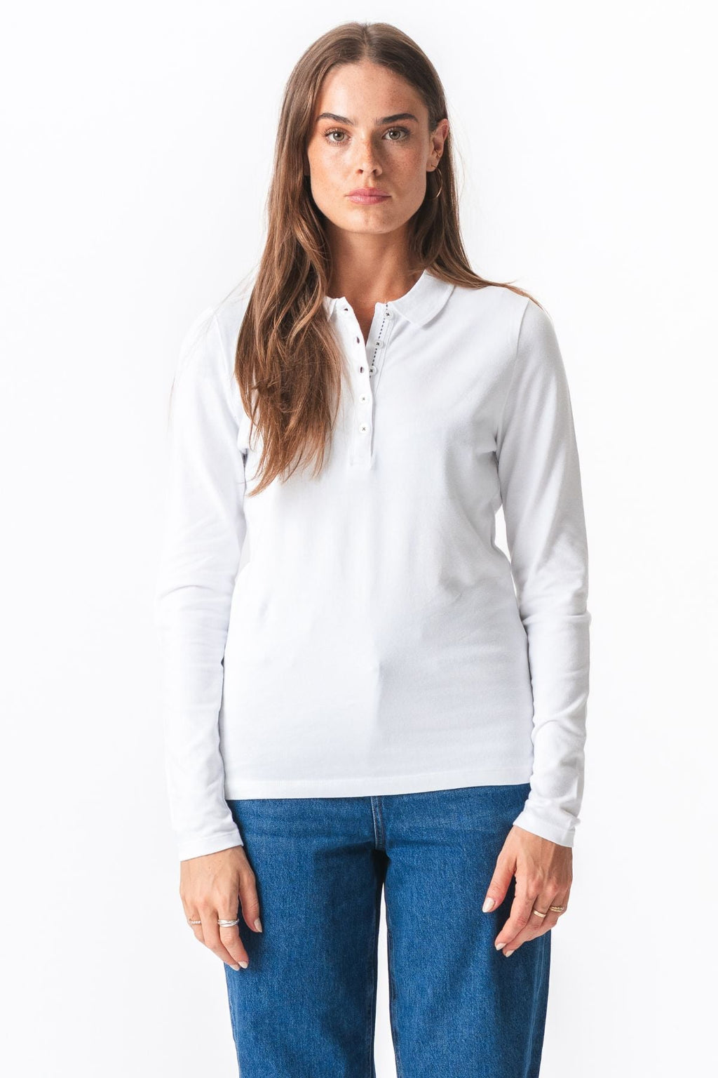 Polo marškinėliai - balti