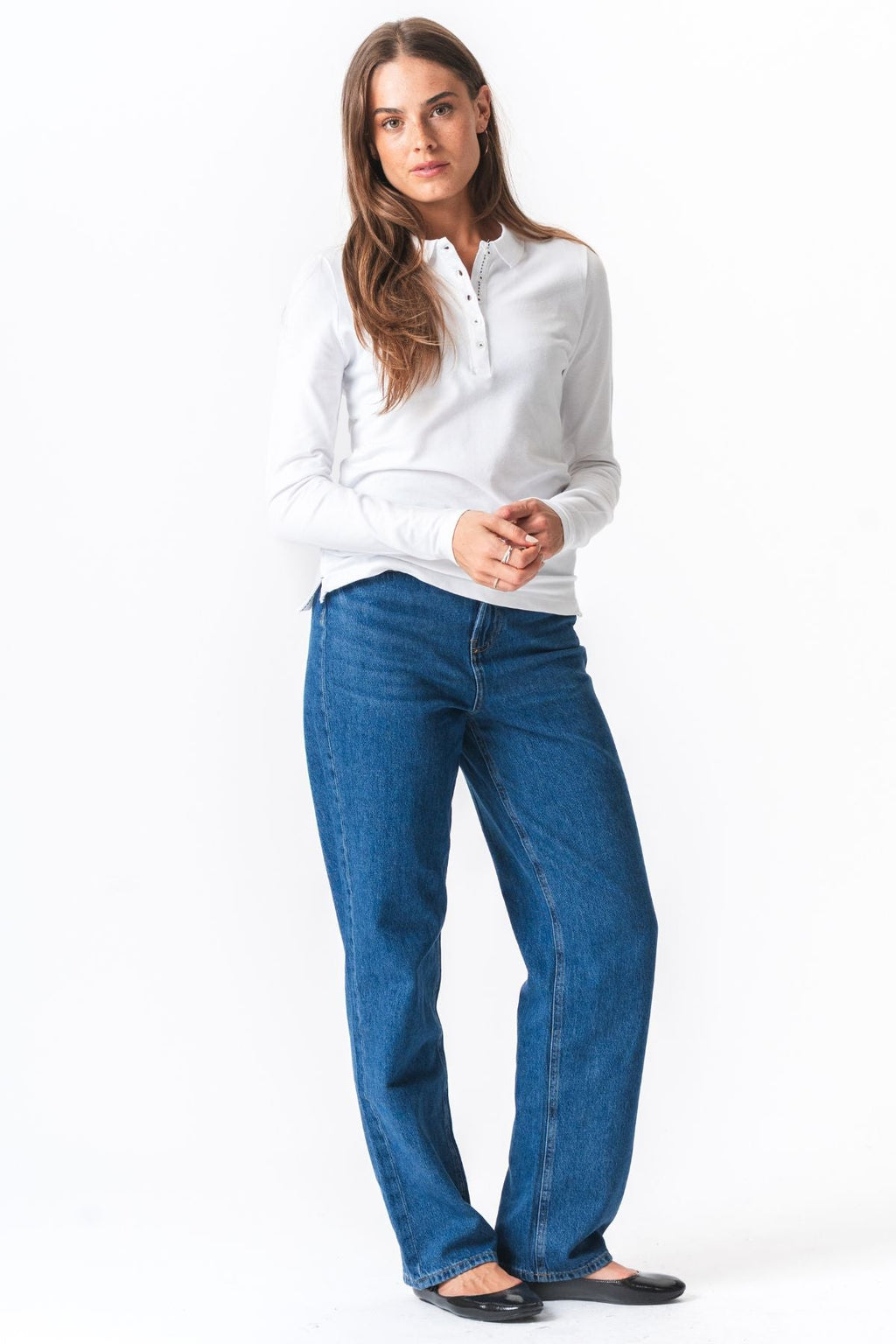 Polo marškinėliai - balti