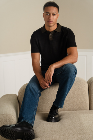 Megztas polo - rudas