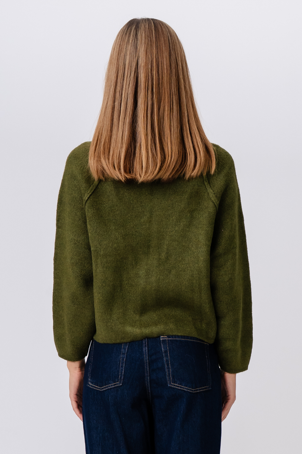 Selma Knit Užtrauktukas - chaki