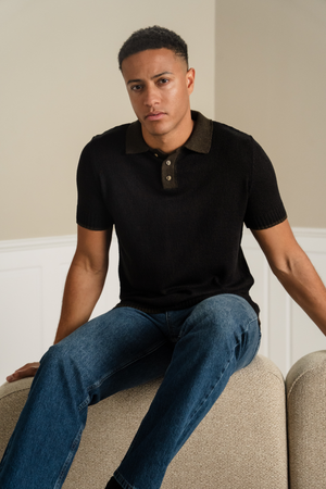 Megztas polo - rudas