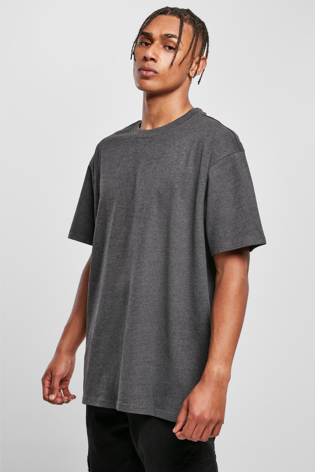 Sunkus Oversized Marškinėliai - anglis