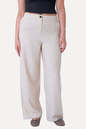 Klasikinis kostiumas Pants - smėlio spalvos