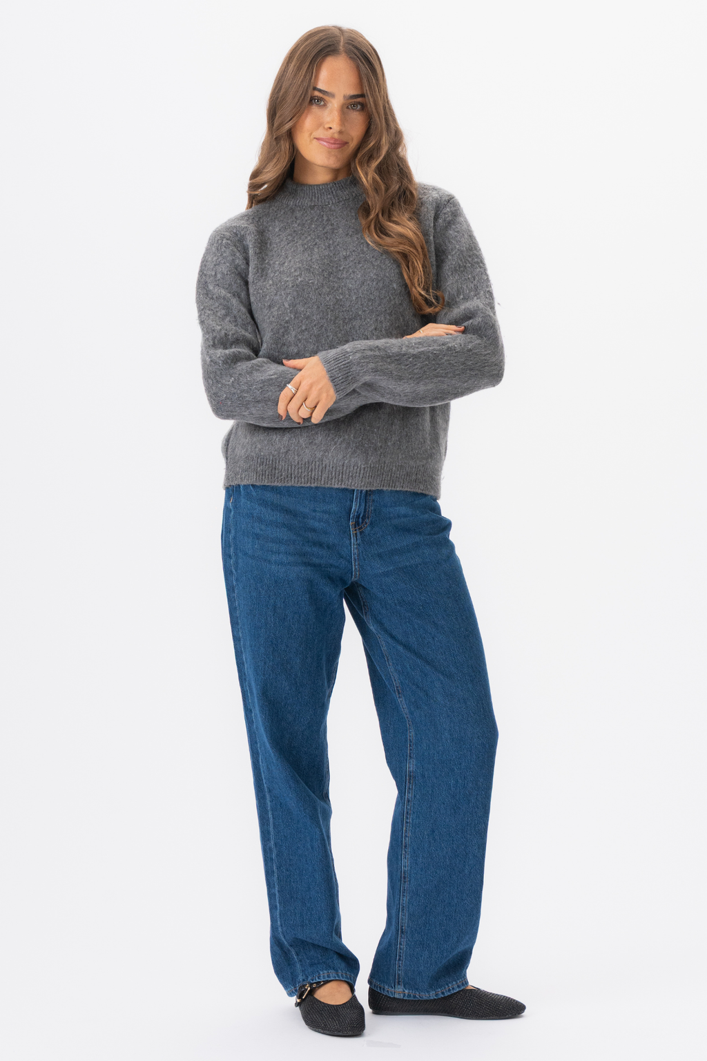 Lazdyno megztas - pilkas