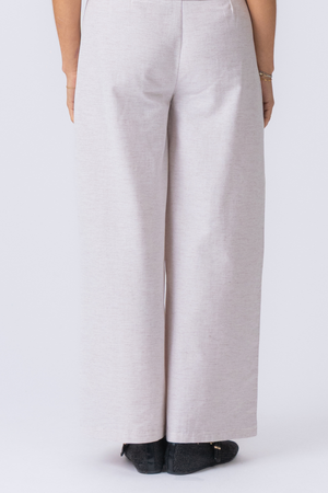 Melissa Wide Pants - šviesiai pilka