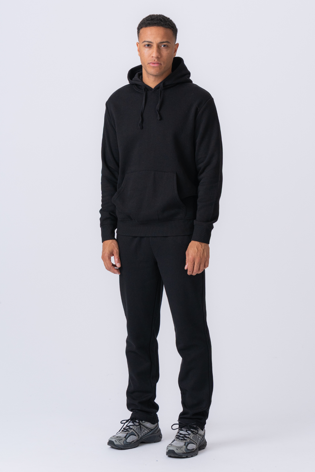 Essential Hooded Sweatset - Black