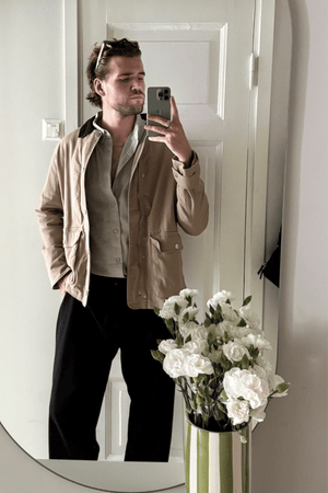 Twill striukė - tamsus smėlis