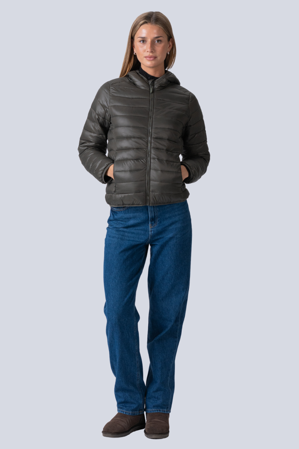 Light Puffer Jacket - Olive