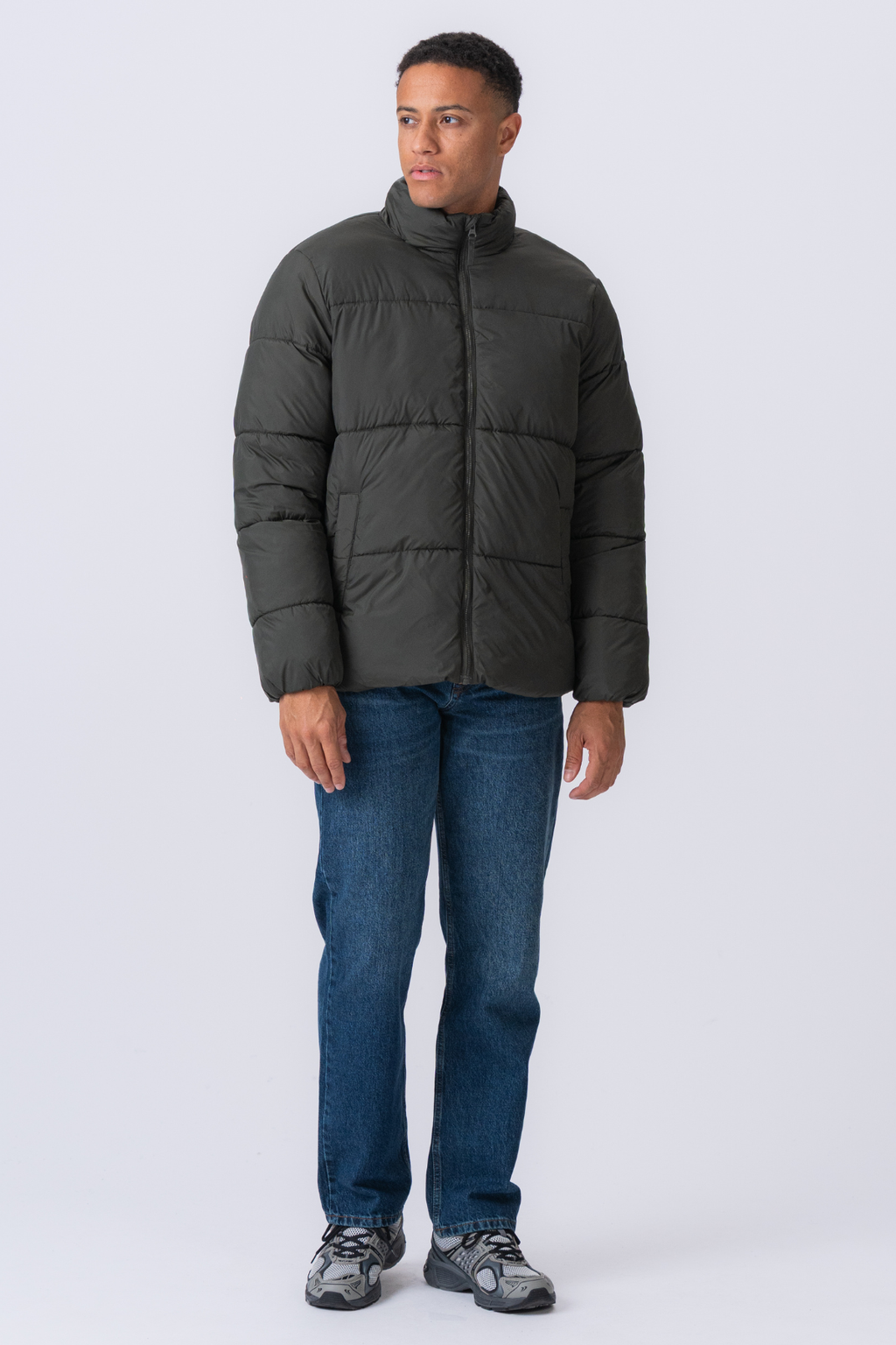 Puffer Jacket - Olive