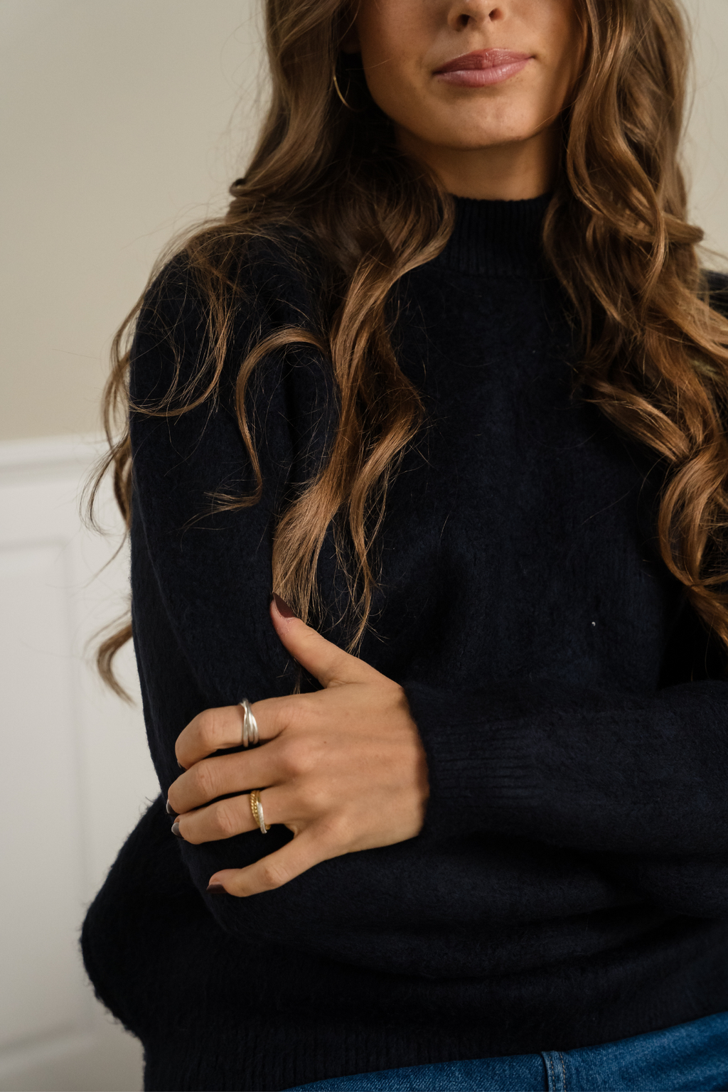 Lazdyno megztas - juodas