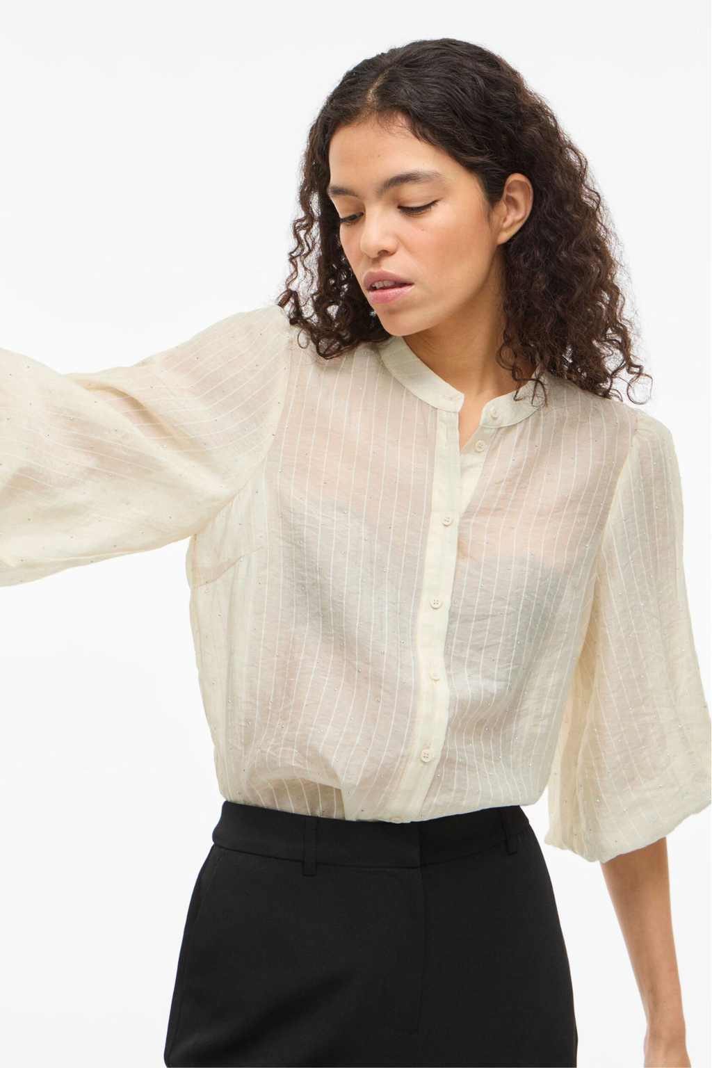 Kalnų krištolas su sagomis – beržas