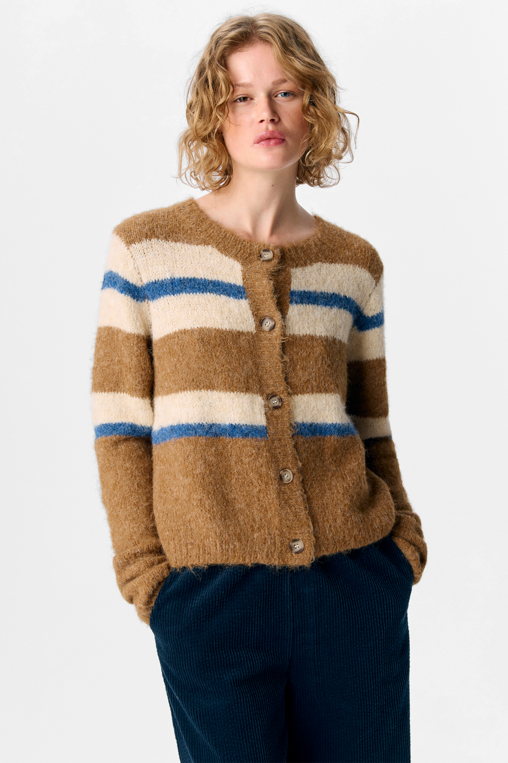 „Galia Knit Cardigan“ - Tannin melange