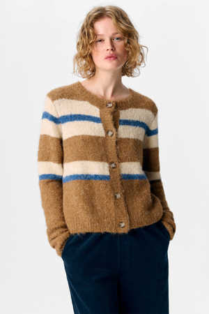 „Galia Knit Cardigan“ - Tannin melange