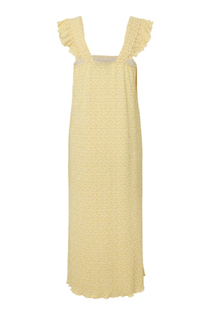 Flora Strap Flounce suknelė - prancūziška vanilė