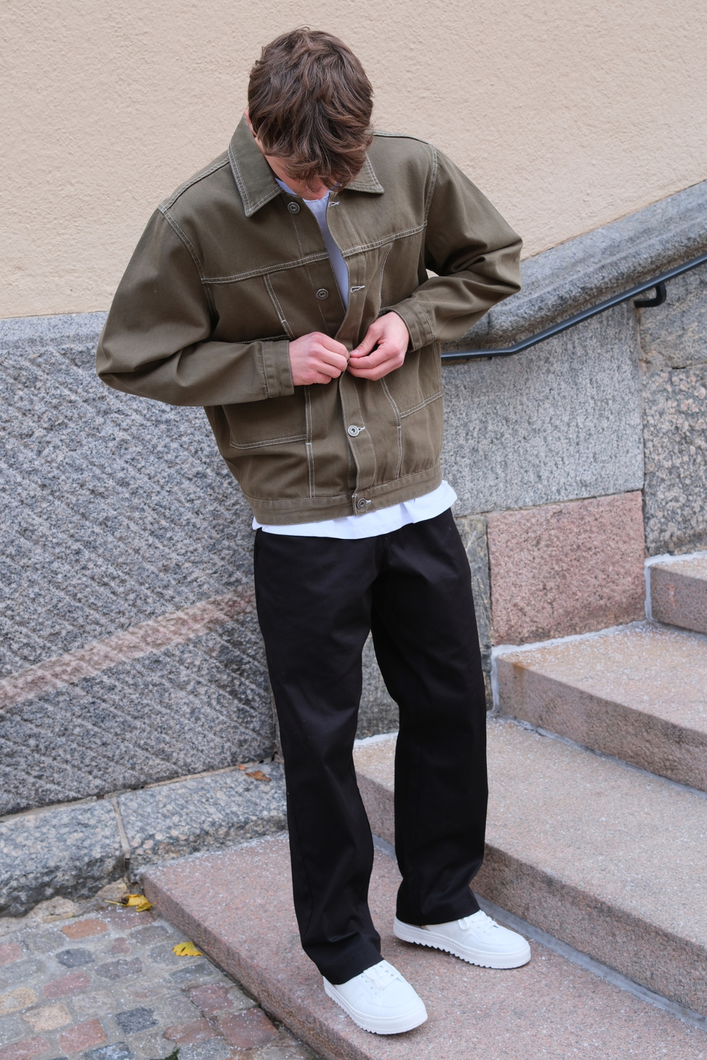 Denim Jacket - Khaki