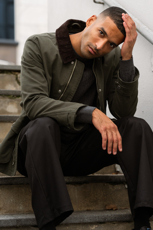 Twill striukė - tamsi alyvuogė