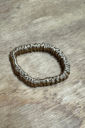 Silk elastic - Brown