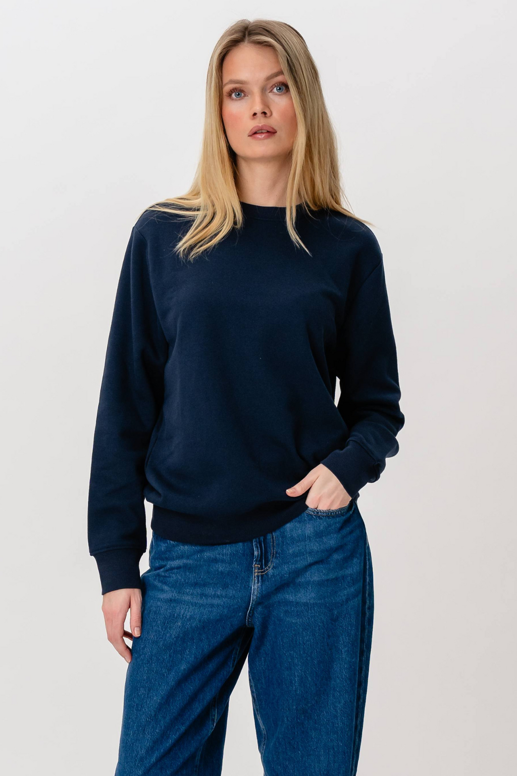 Heavy Crewneck - Navy