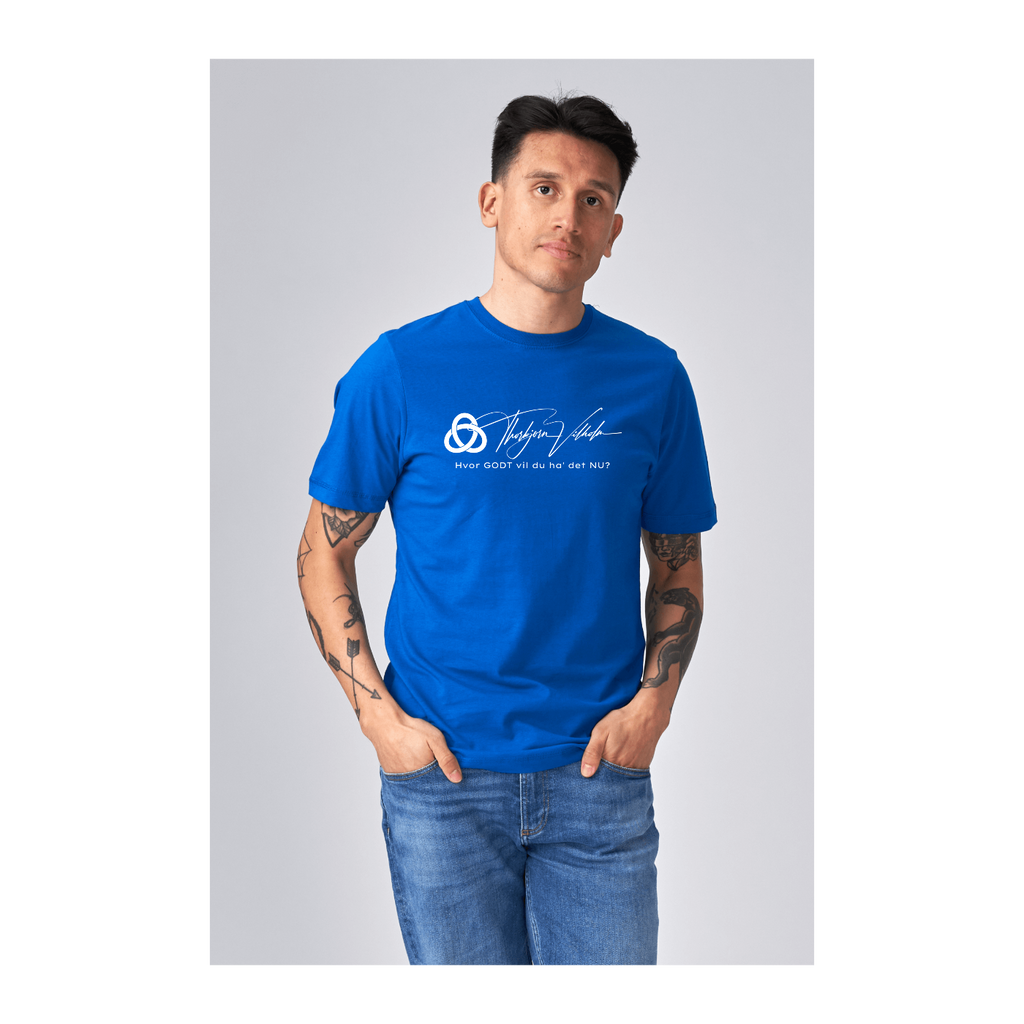 Organic Basic T-shirt - Blue