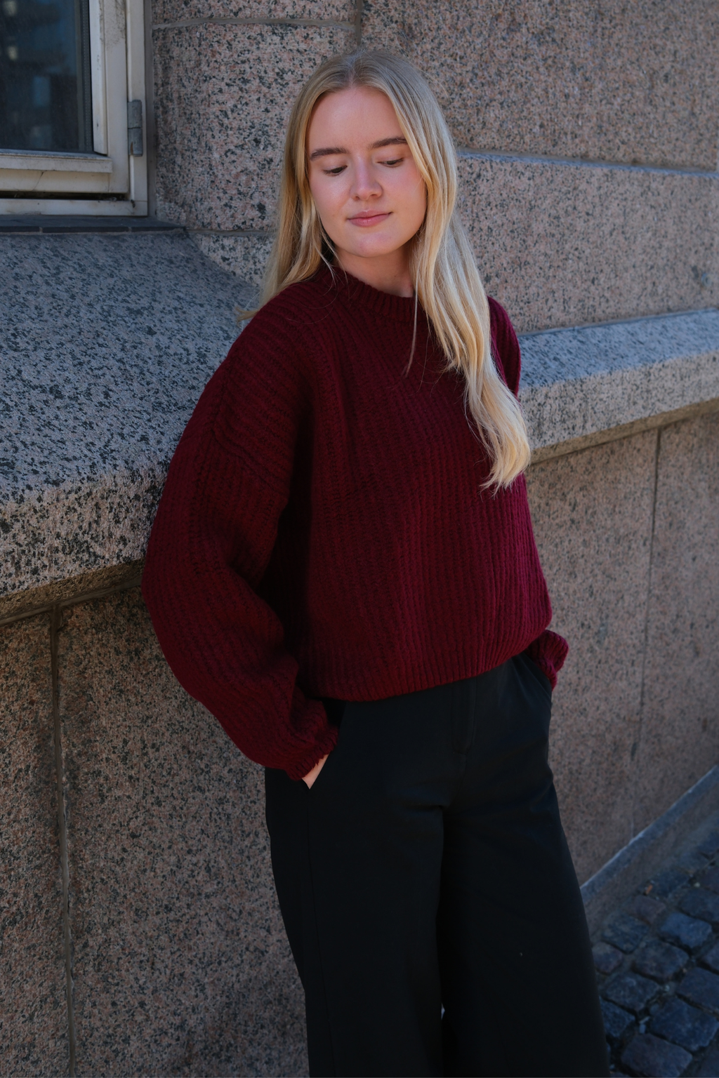 Gabriela Knit - Burgundija