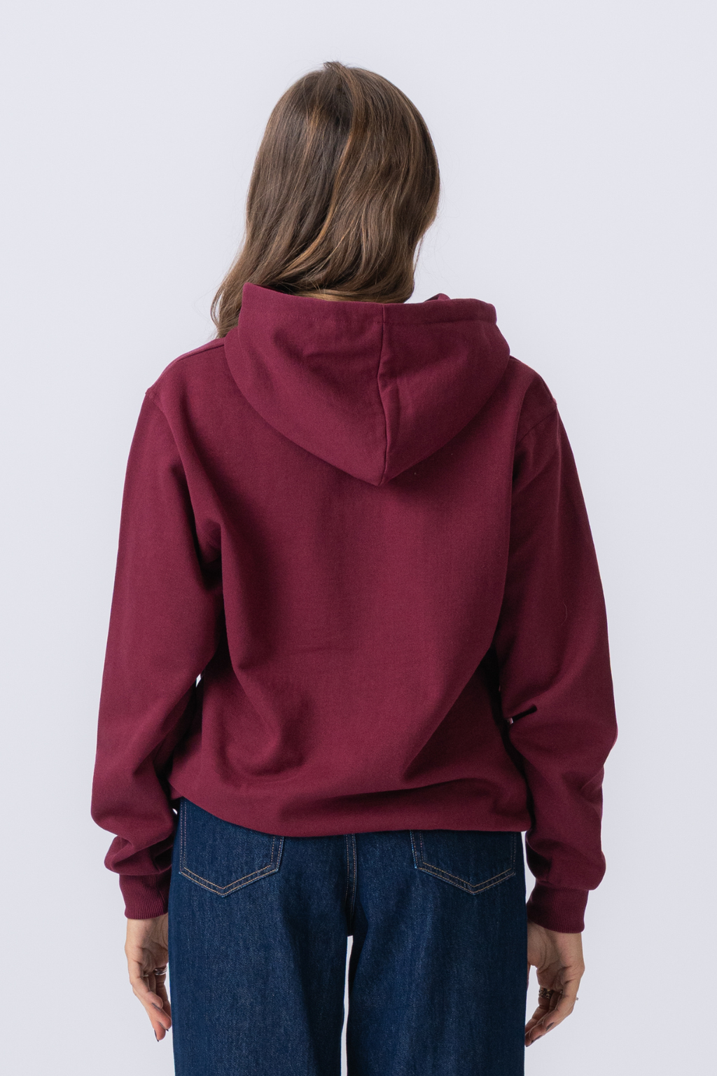 Basic ZIP HOOKE - Burgundija