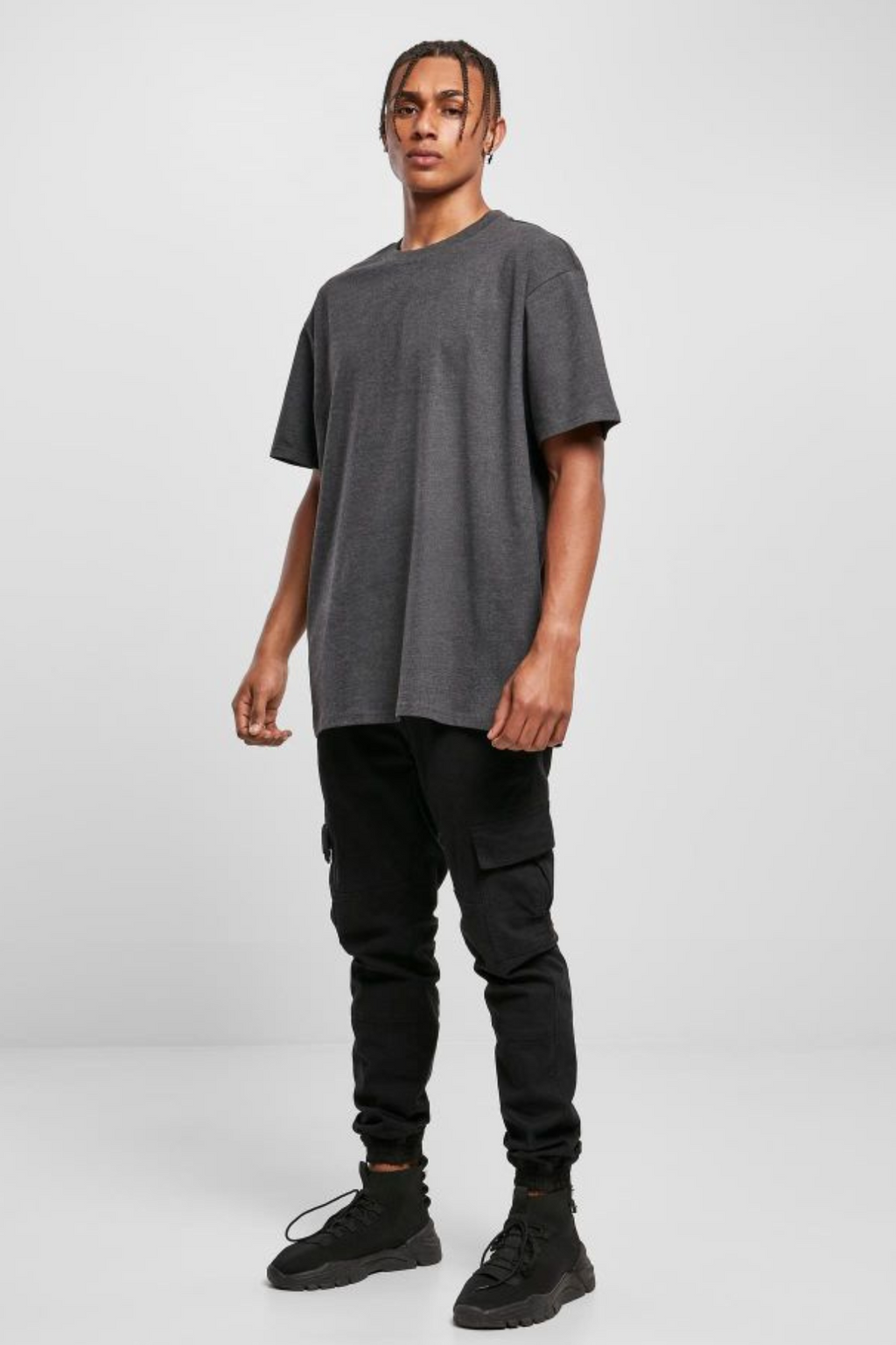 Heavy Oversized T-shirt - Charcoal