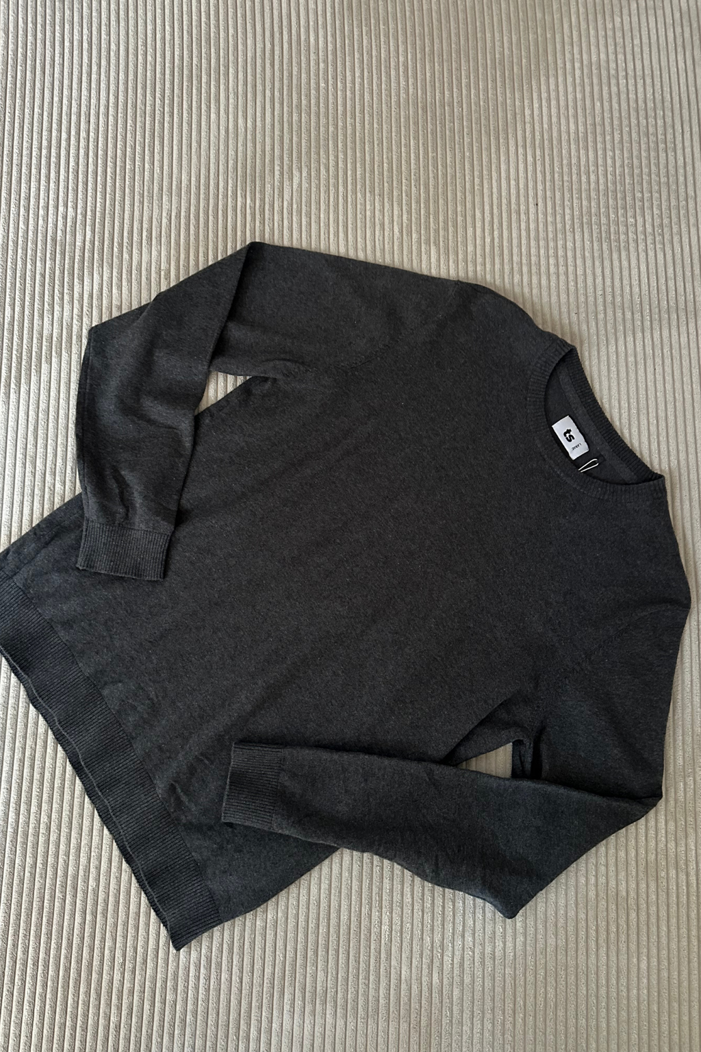 Pullover Roundneck - Charcoal Melange