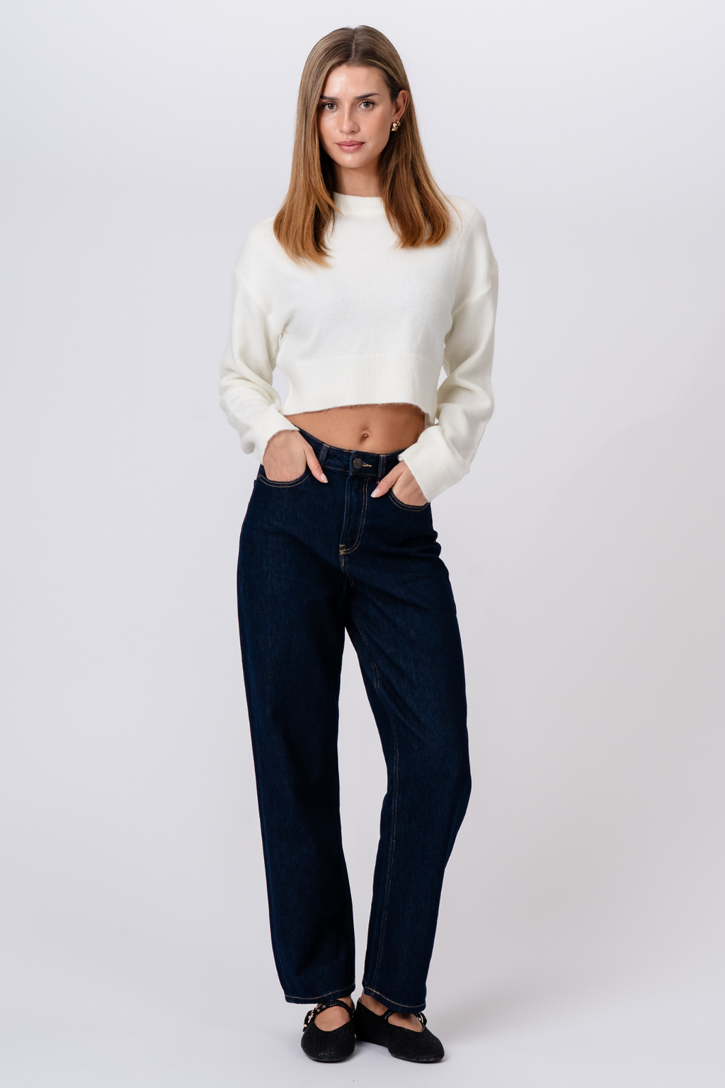 Kenya Short Knit – baltas