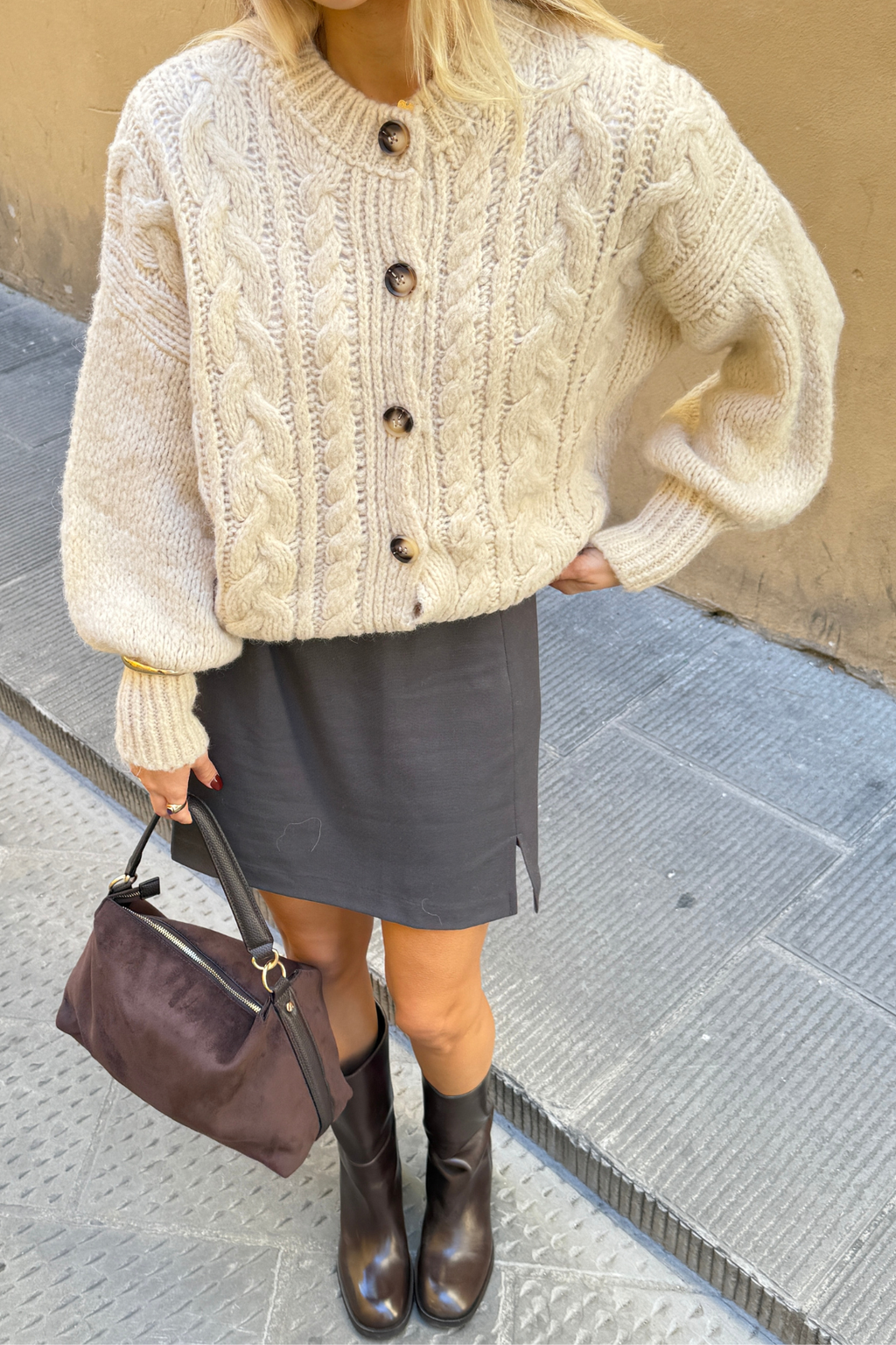 Botton Knit – baltas