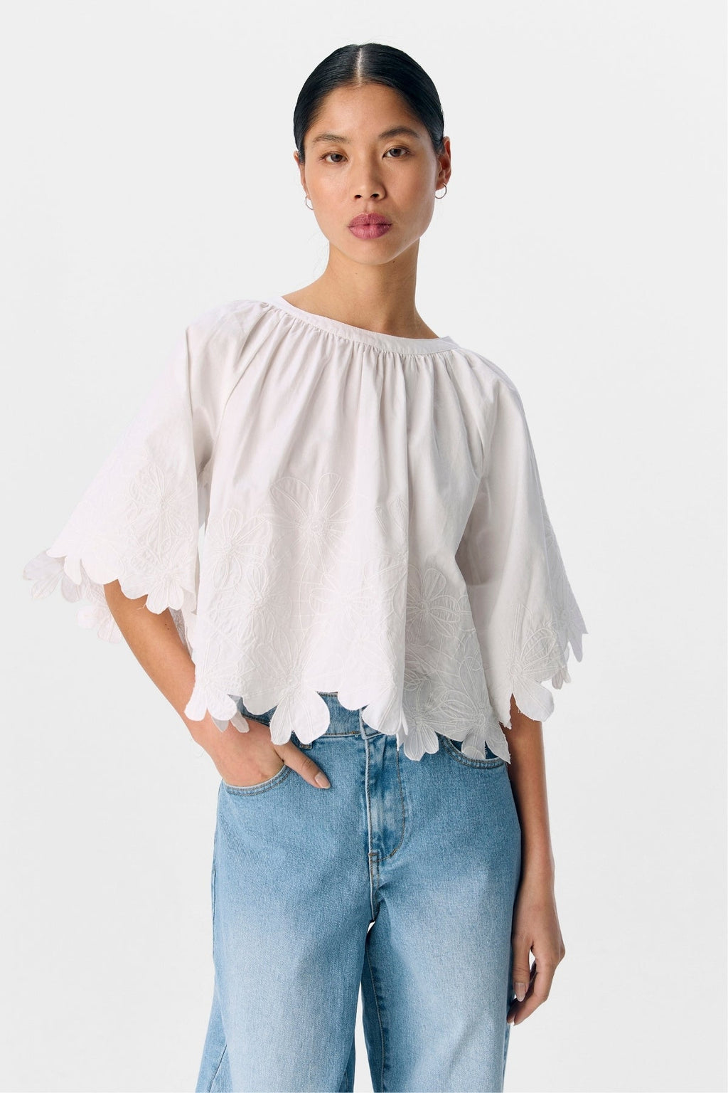 „Kamma Top“ - „Cloud Dancer“