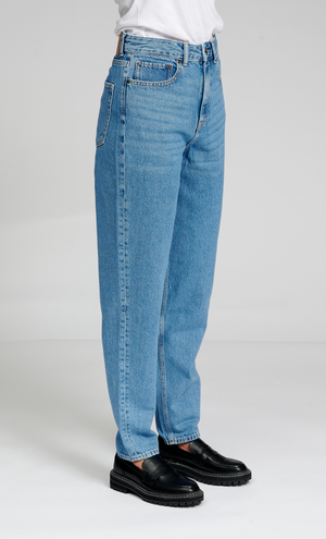 The Original Performance Mom Jeans - Light Blue Denim