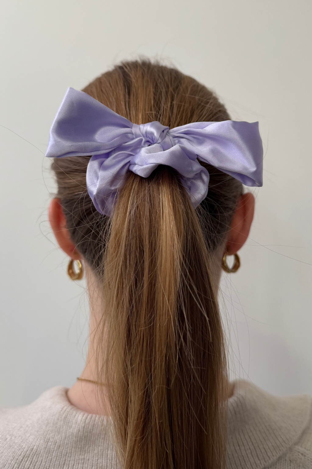 „Bow Scrunchie“ - violetinė
