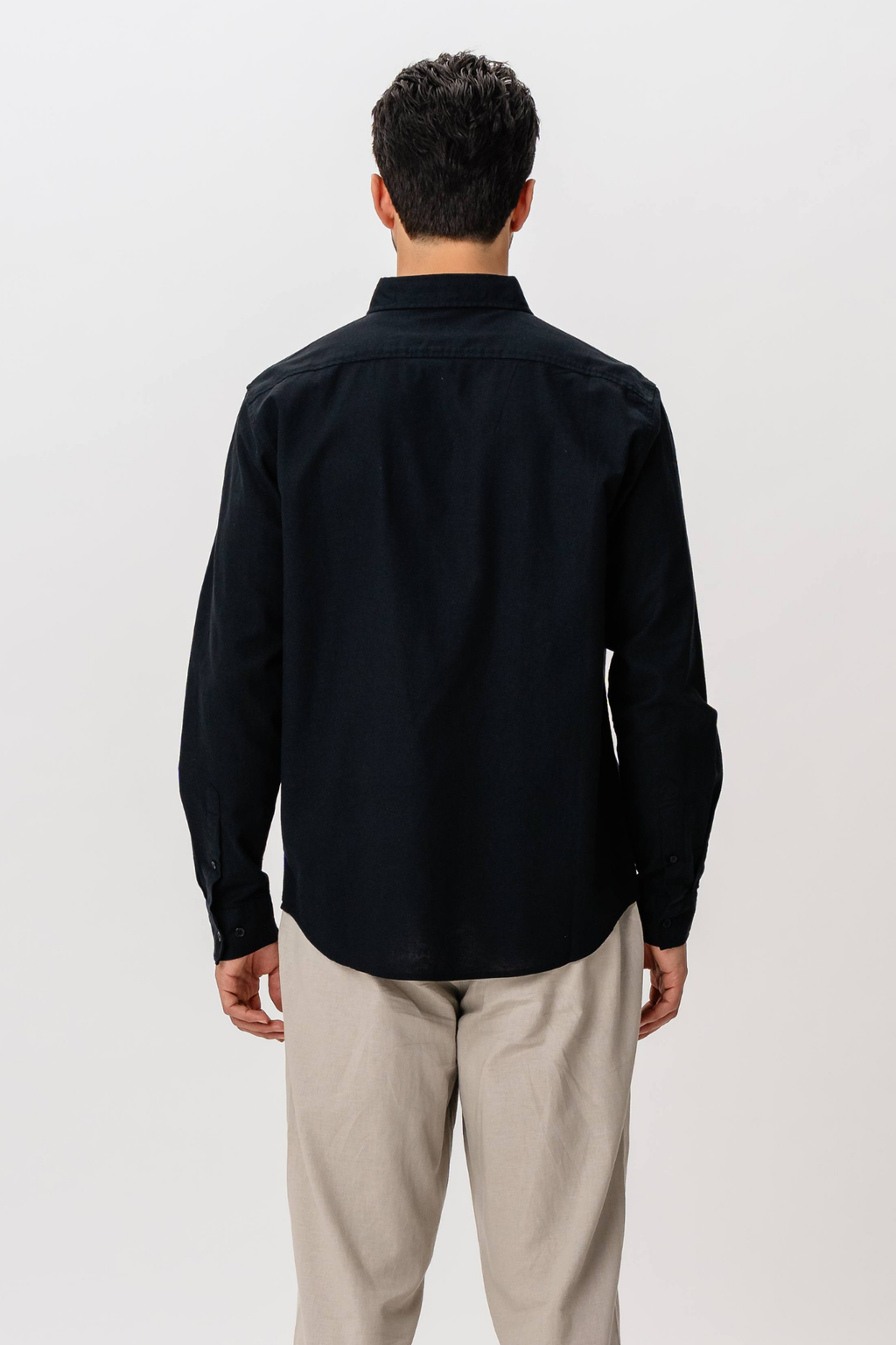 Linen Shirt - Black