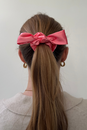 „Bow Scrunchie“ - rožinė