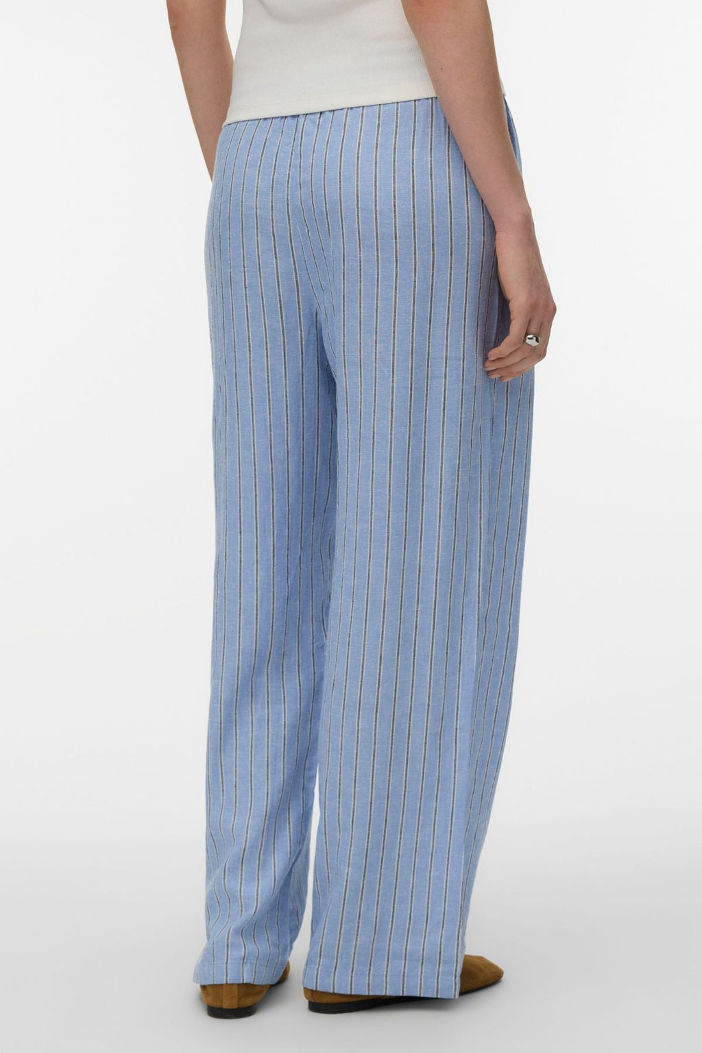 Linn Pants - Cornflower Blue/LIVA Navy