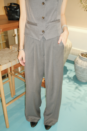 Nadia Pants - tamsiai pilka