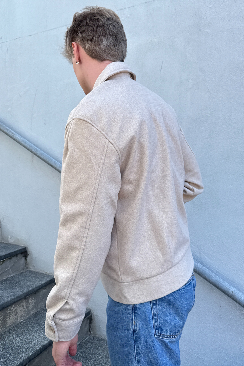 Masono striukė - akmuo