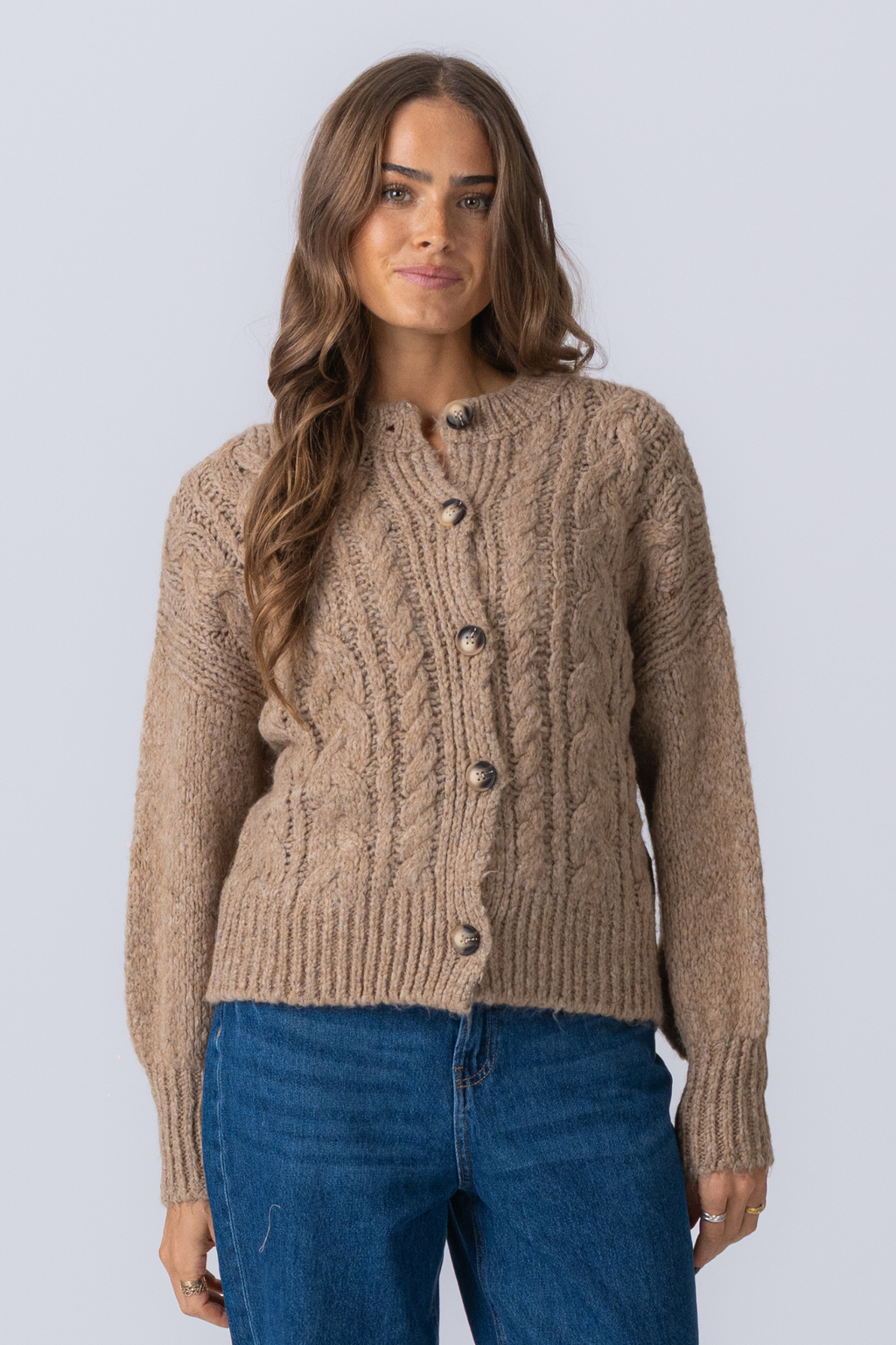 Botton Knit - Beige