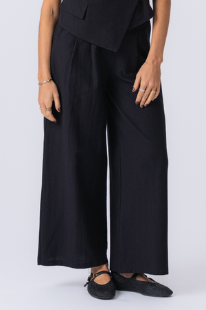 Melissa Wide Pants - juoda
