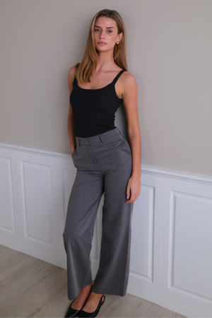 Rosalie Wide Pants - Pilka